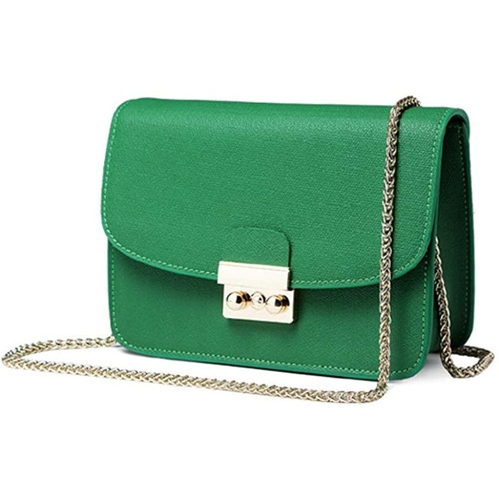 Mini women's diagonal bag, green